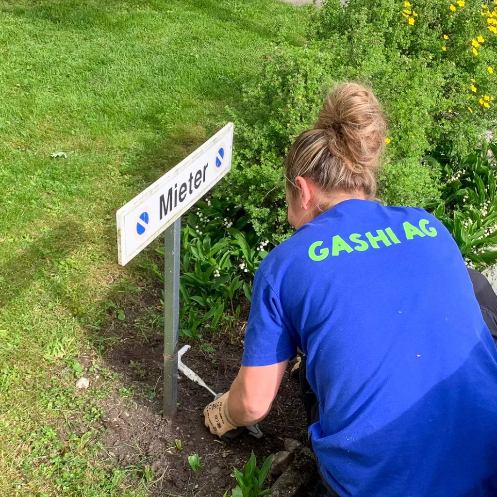 Gashi Hauswartdienst AG | Dienstleistungen | Abwartsarbeiten und Gartenpflege | Asylstrasse Langnau